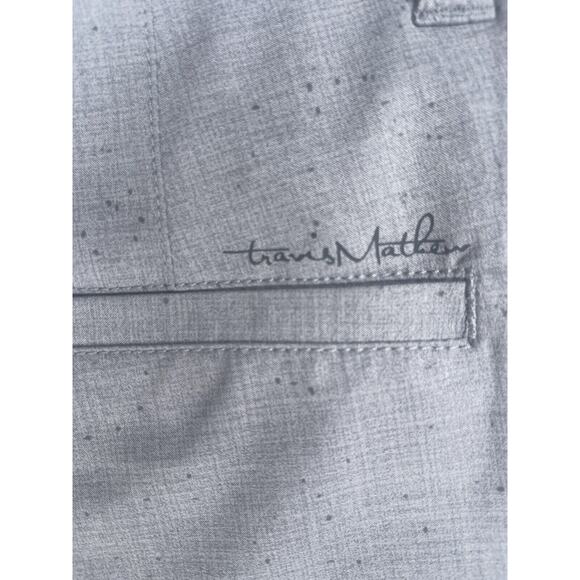 Travis Mathew Shorts Mens 34 Gray Flat Front Stretch - Picture 2 of 6
